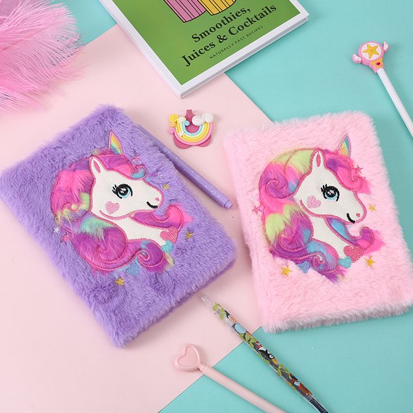 Unicorn Woolly Dolly A5 Notebook
