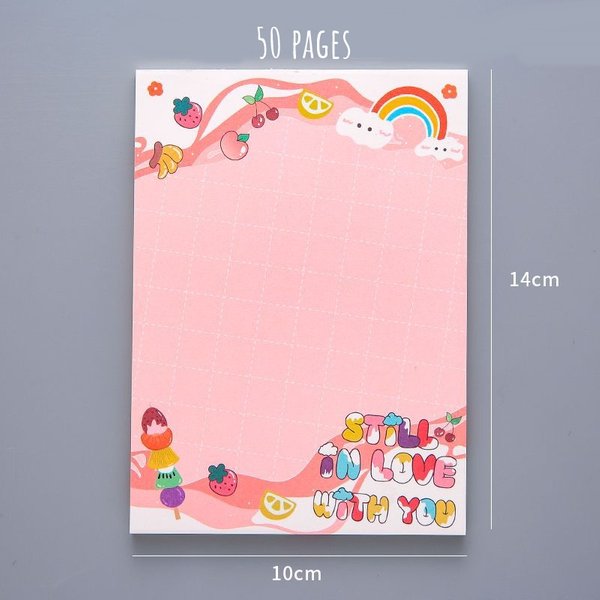 Rainbow & Desserts Notepad (Big)