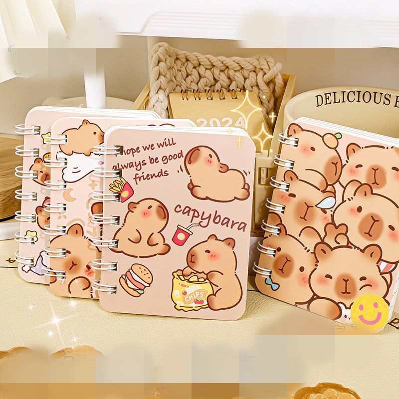 Capybara Spiral Mini Notebook | Chasing Unicorns