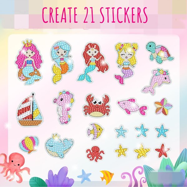 Sparkle Gem Sticker Painting Set