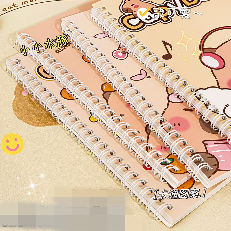 Capybara Spiral A5 Notebook | Chasing Unicorns