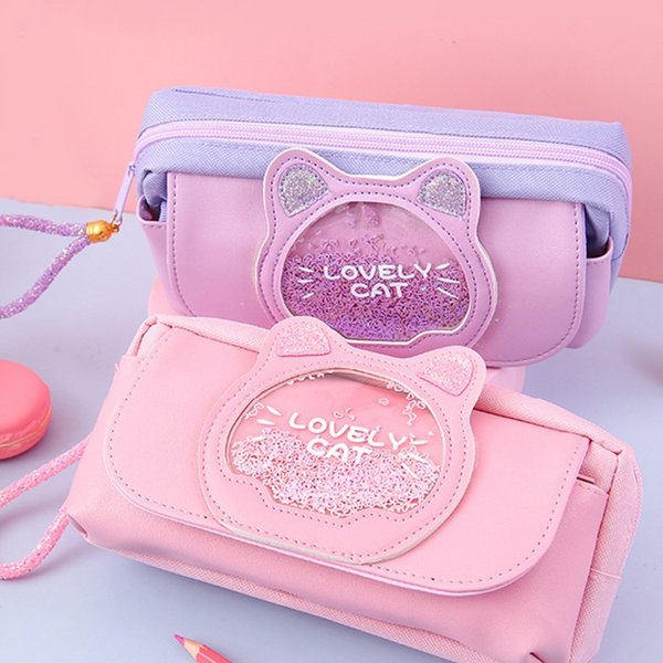 Lovely Cat Confetti Pencil Case