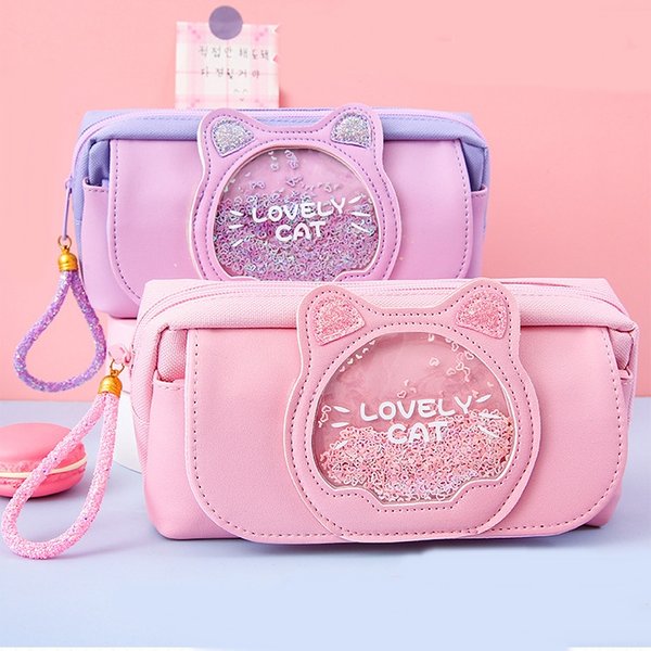 Lovely Cat Confetti Pencil Case