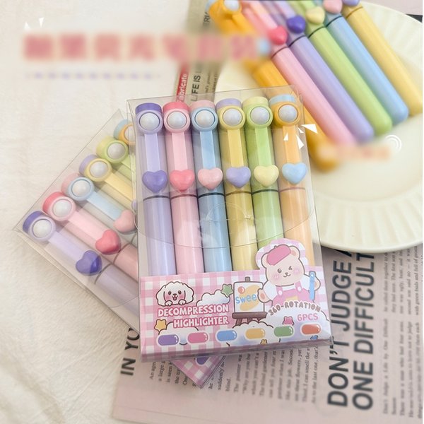 Candy Love Decompression Highlighter Pack of 6