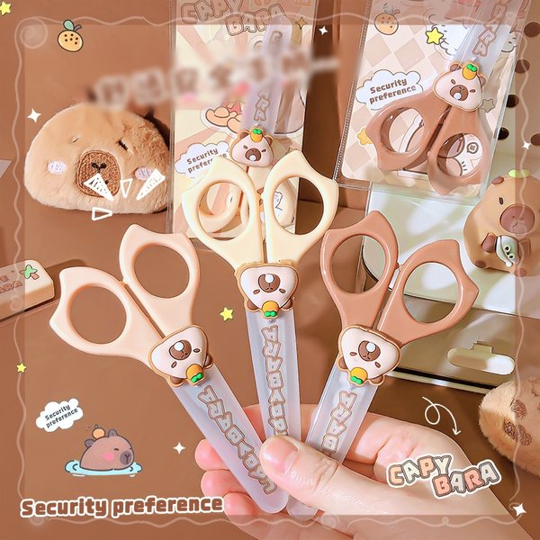 Capybara Scissor with Protective Cover