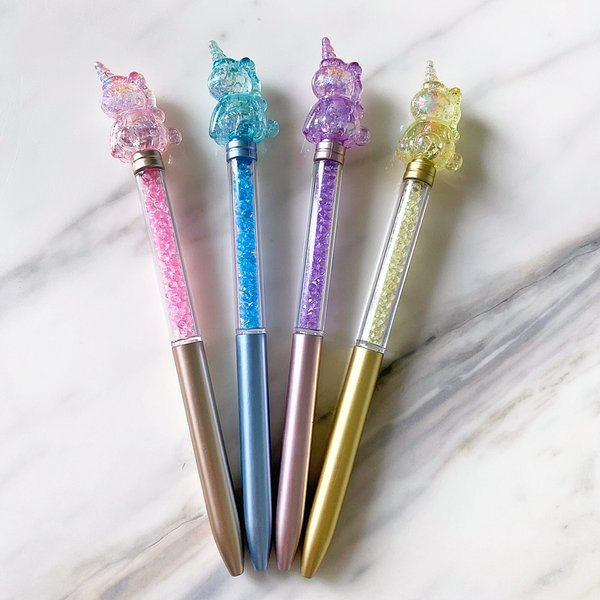 Holographic Unicorn Crystal Ballpoint Pen