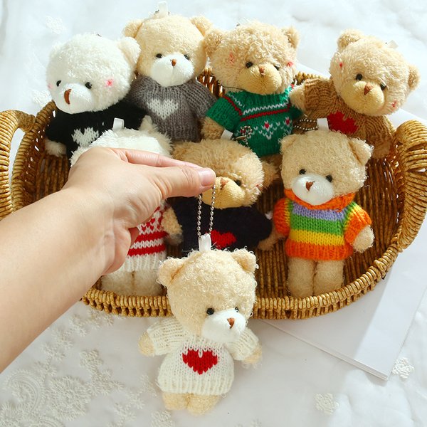 Teddy in Sweater Keychain