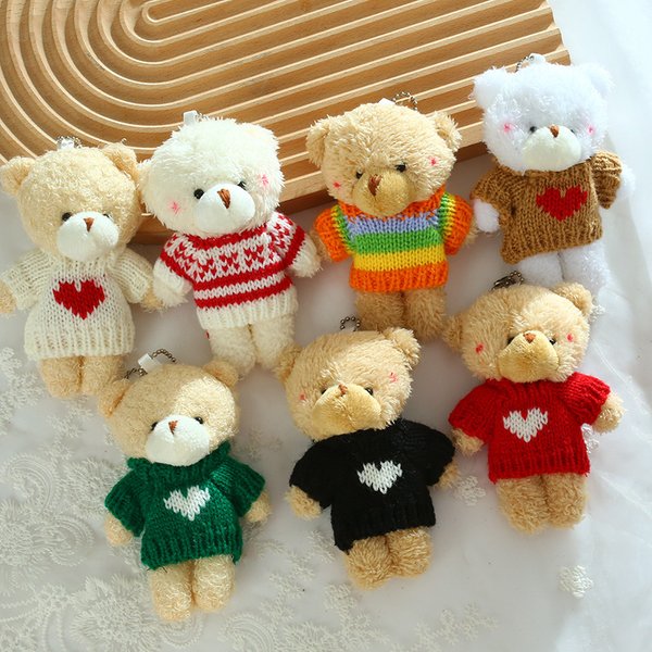 Teddy in Sweater Keychain