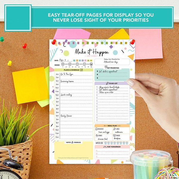 Make it Happen Daily Planner (Playful)