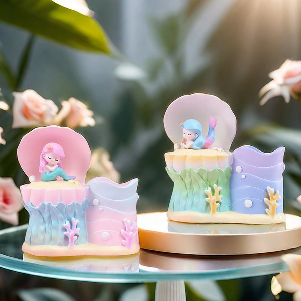 Mermaid Clam Nightlight & Holder