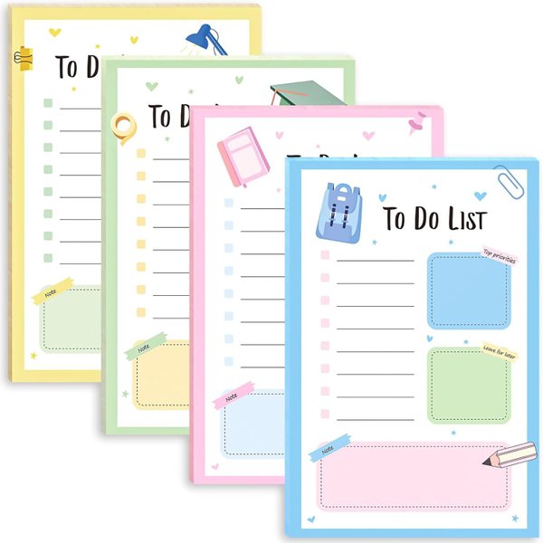 Back to School To-Do List Notepad