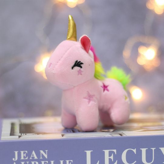 Dreamy Cartoon Rainbow Horse Unicorn Keychain - 36