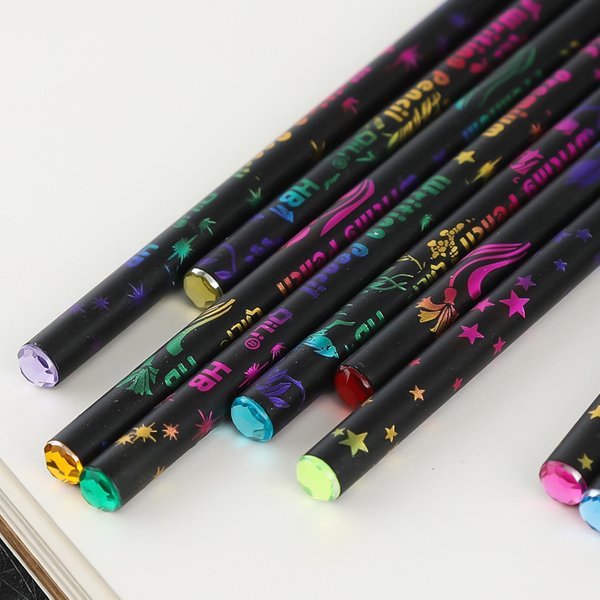 Holographic Gem Graphite Pencils
