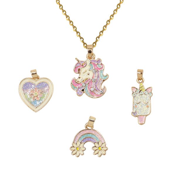 Unicorn 5-piece Necklace Set