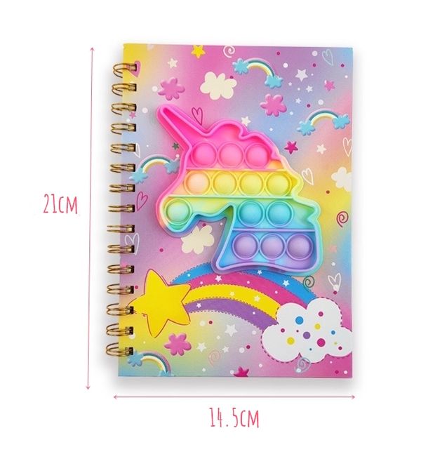 Unicorn Popit A5 Notebook