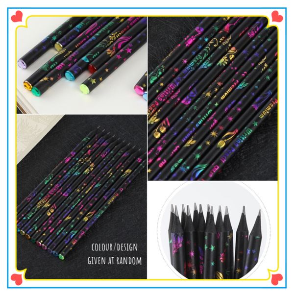 Holographic Gem Graphite Pencils