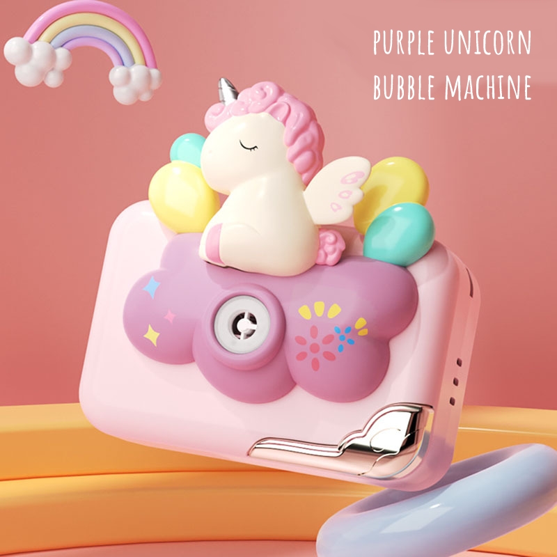 Unicorn Camera Bubble Machine Chasing Unicorns